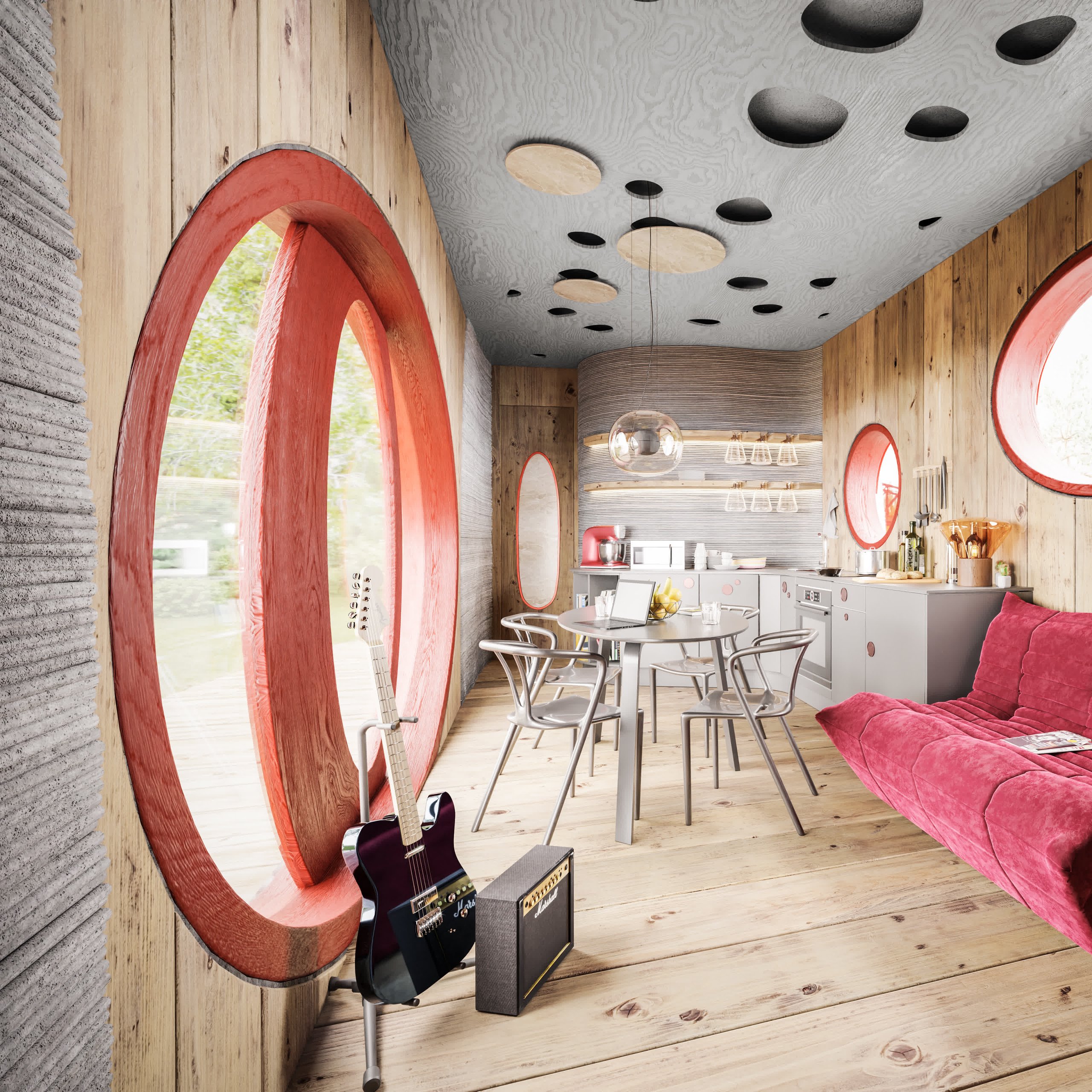 Printed Concrete House Prvok